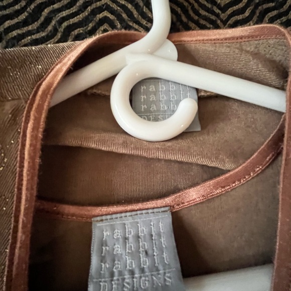 Rabbitt Shimmery Gold Gown - Women’s Sz 10 - Picture 3 of 3